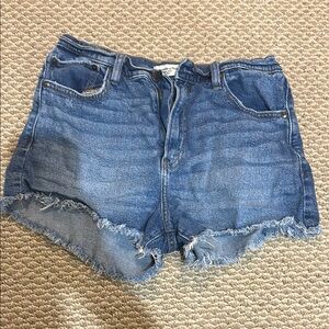 Abercrombie size 8 Denim Frayed Hem Women's Shorts